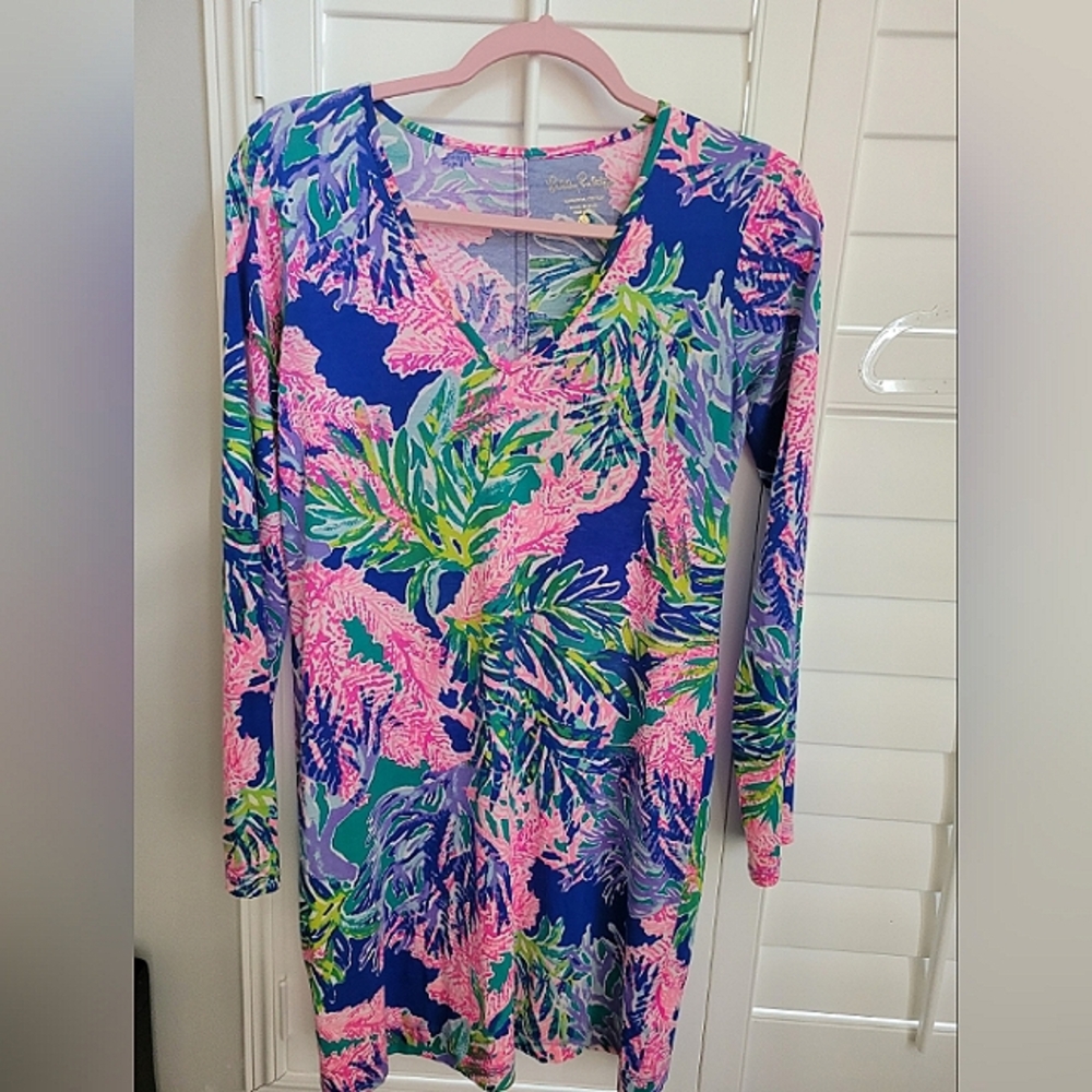 Lilly Pulitzer BEACON T-SHIRT DRESS, XS - Picture 3 of 6